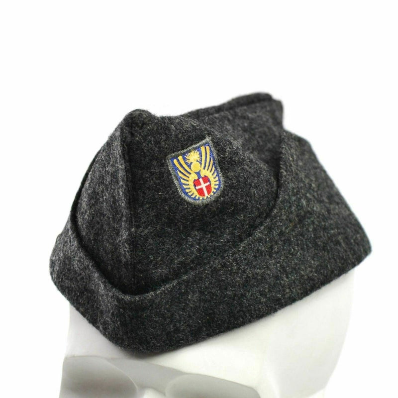 dannish army surplus wool garrison cap