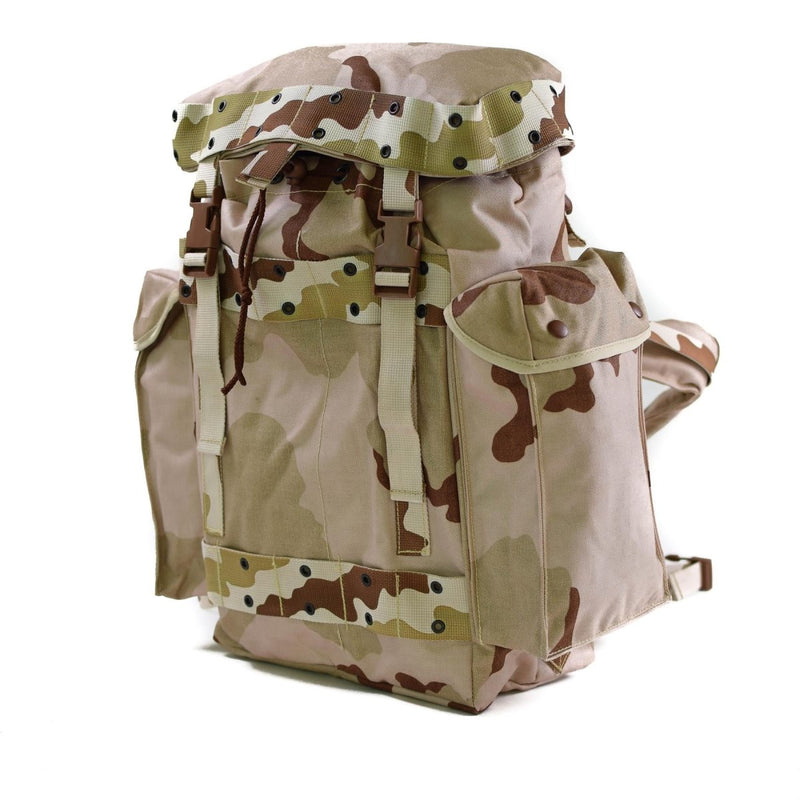 Original Dutch military rucksack backpack DPM desert camouflage combat 35L two side pockets tactical backpack