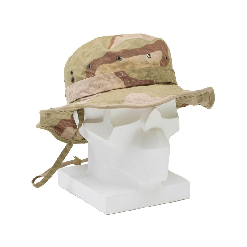 Boonie hat original Dutch military DPM desert camouflage cap lightweight foldable easy carry activewear wide brim