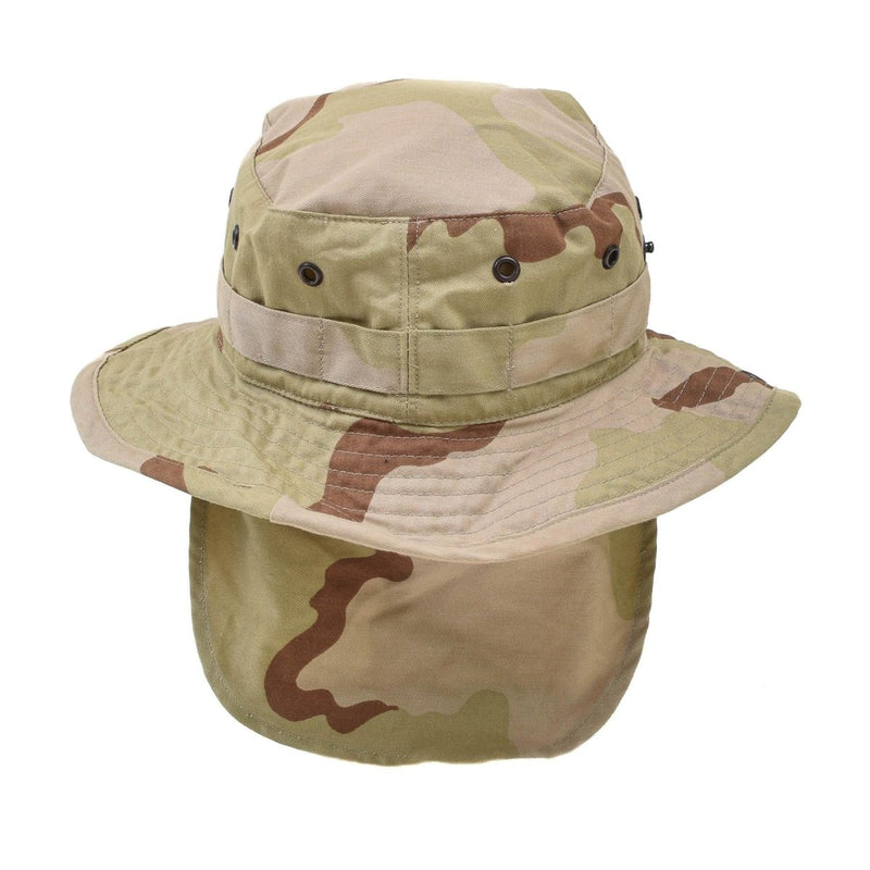 Boonie hat original Dutch military DPM desert camouflage cap lightweight foldable and easy to carry