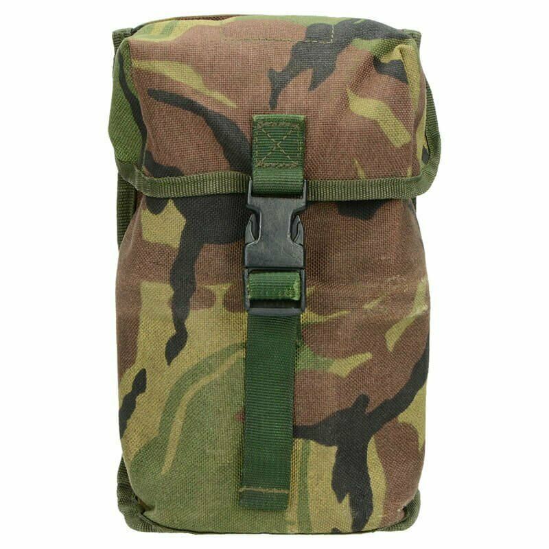 Original Dutch military set canteen pouch and stainless steel cup DPM camouflage MOLLE pouch lightweight durable vintage