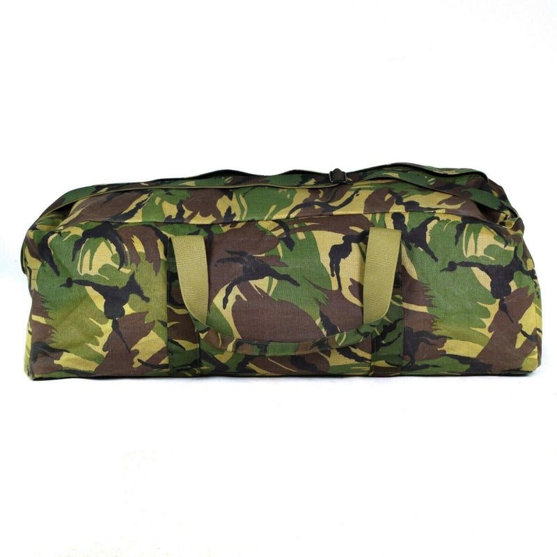 Netherlands original military DPM woodland weekend duffle bag carrier pouch pack zipper closure 80L