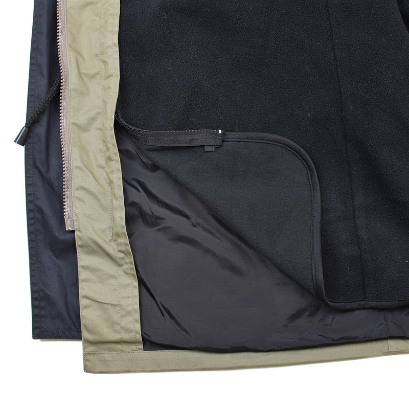 Parka with liner original Dutch military officer coat jacket removable lining