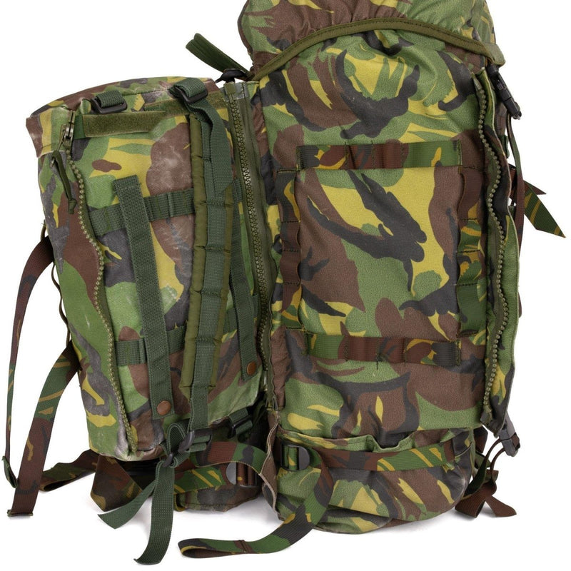 Backpack 60L original Dutch military DPM Bergen woodland combat tactical large rucksack camping travel bag