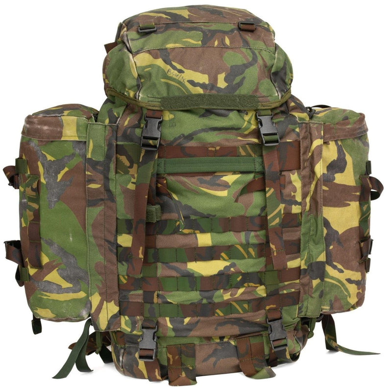 Backpack 60L original Dutch military DPM Bergen woodland combat tactical rucksack large side pockets