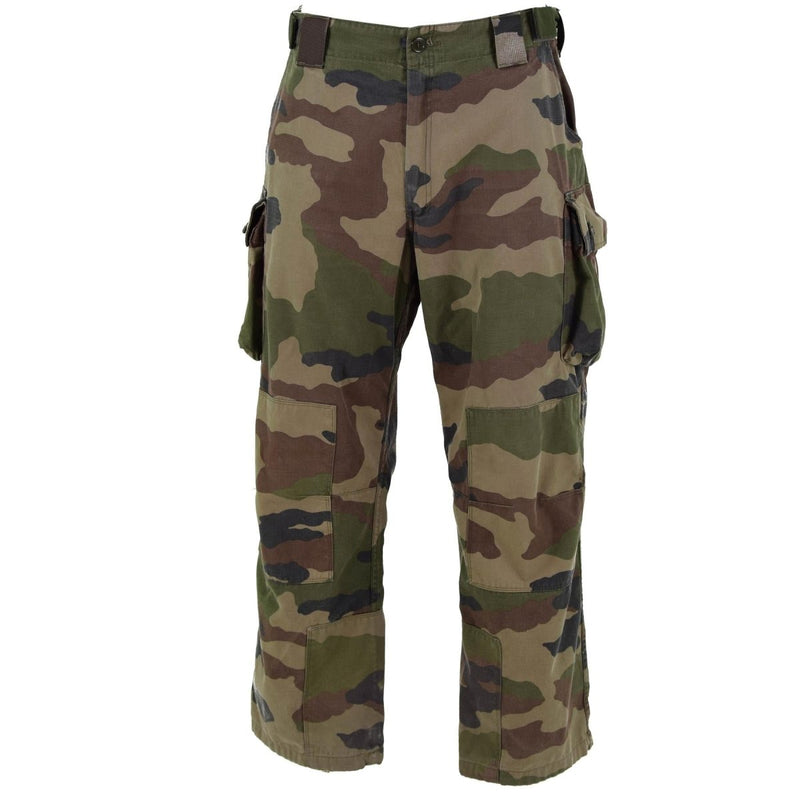 French army combat pants ripstop FELIN CCE T4 camouflage adjustable waist and bottoms suspender loops trousers