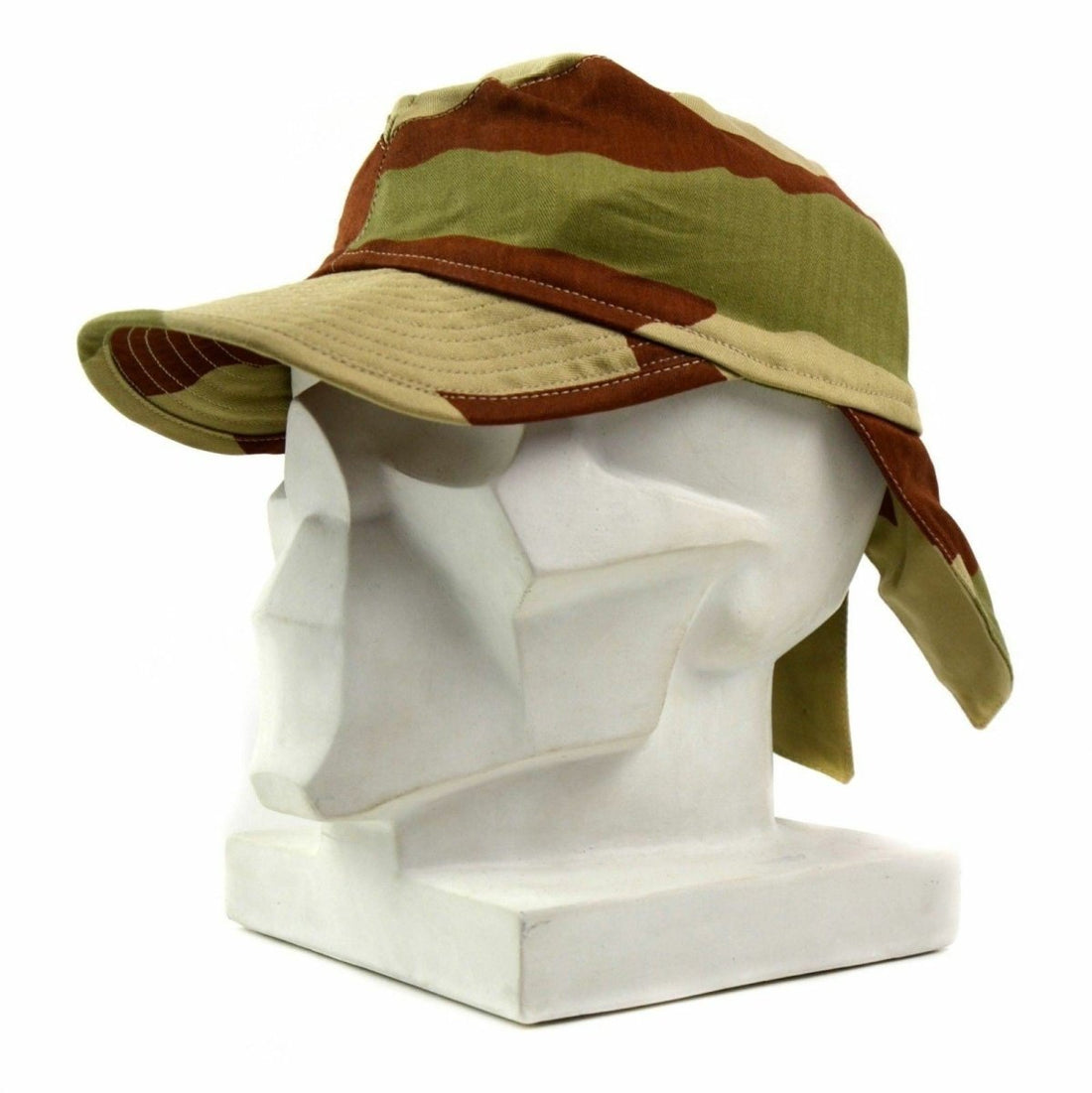 French military summer swallowtail cap neck flap desert camo GoMilitar