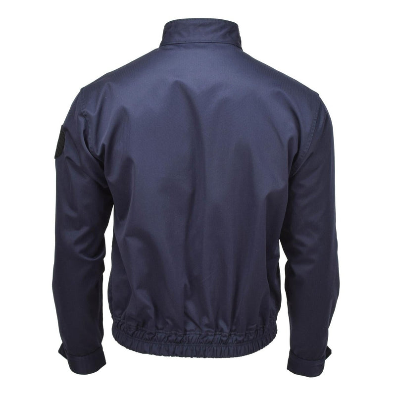Police uniform original French army blue jacket ripstop elasticated hemline hiking camping shirts