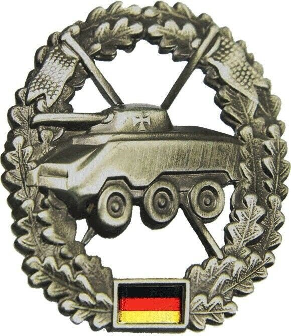 Genuine German Army Beret Badge Cockade Tank Reconnaissance Troops Armored Force