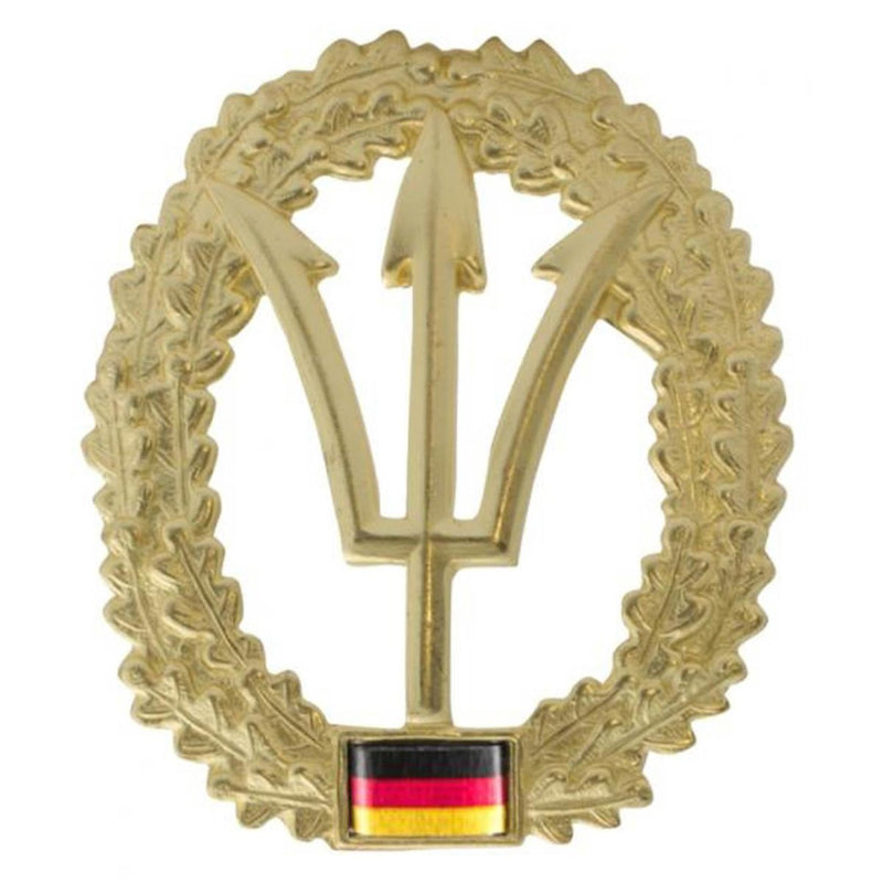 Genuine German Army Beret Insignia Badge cockade Combat Swimmers Marines Forces gold color