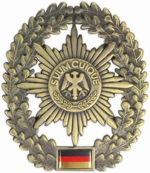 Genuine German Army Beret Insignia Badge Cockade Military Police Feldjagertruppe