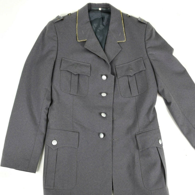 Dress jacket original German army wool gray formal uniform formal jacket functional pockets