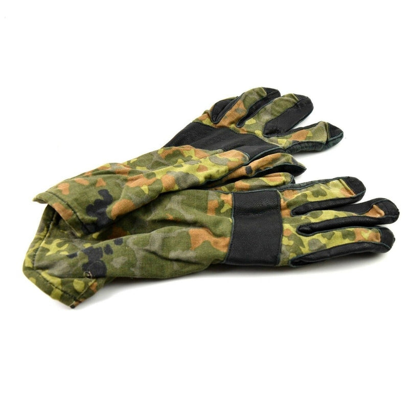 Combat gloves German army flecktarn camouflage BW military all purpose men