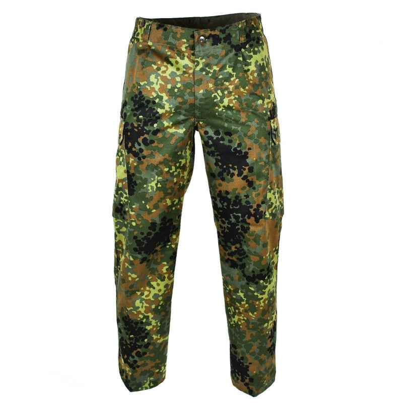 Field pants original German army issue flecktarn BW camo field combat comfortable fishing hunting camping trousers