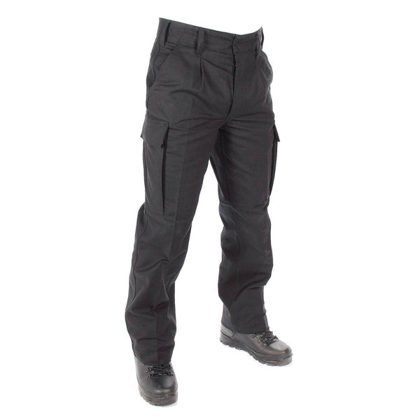 Original German military field combat pants BW black moleskin issue cargo style trousers casual work wear