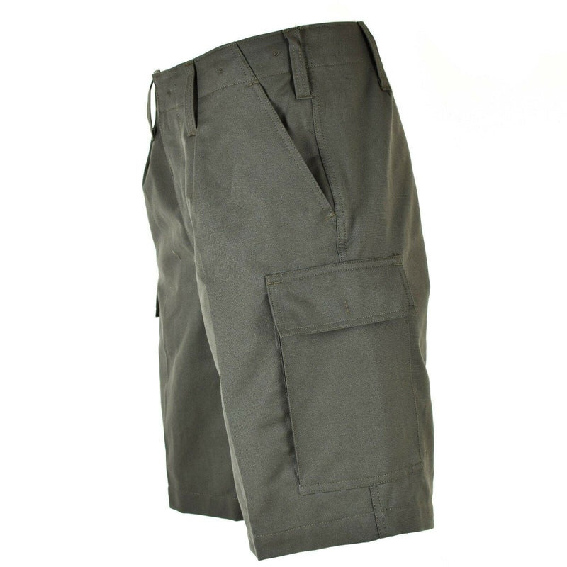 German army issue moleskin fabric olive shorts durable cargo summer cargo style shorts