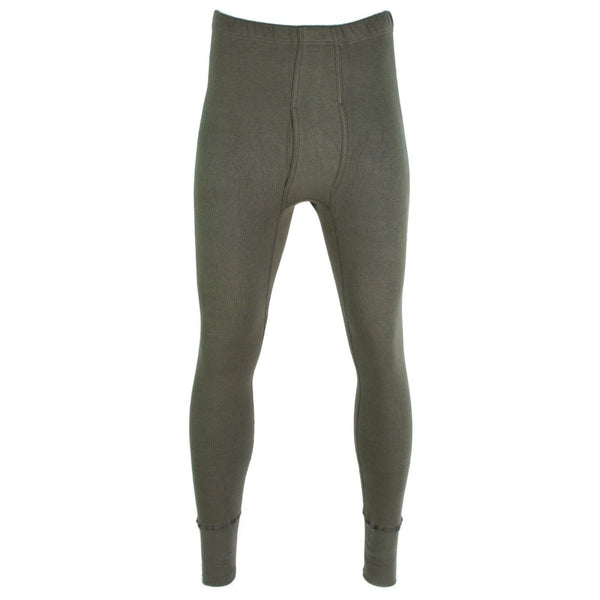 Underpants original German army john pants long olive cold weather bottoms underwear all seasons