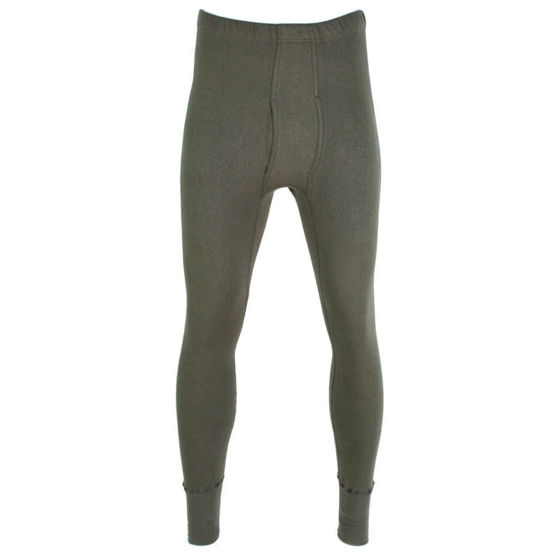 Underpants original German army john pants long olive cold weather bottoms underwear all seasons