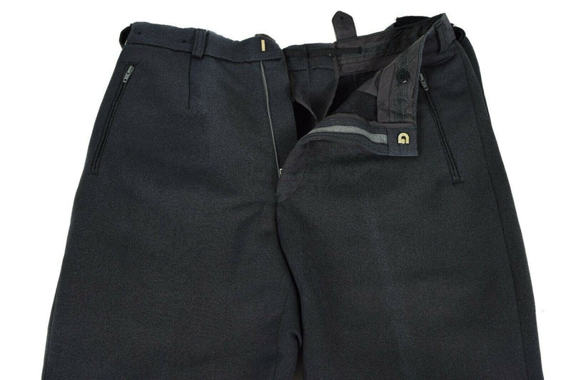 Mountain troops original wool blend German pants Gebirgsjager breeche troops field zipped closure vintage dress trousers