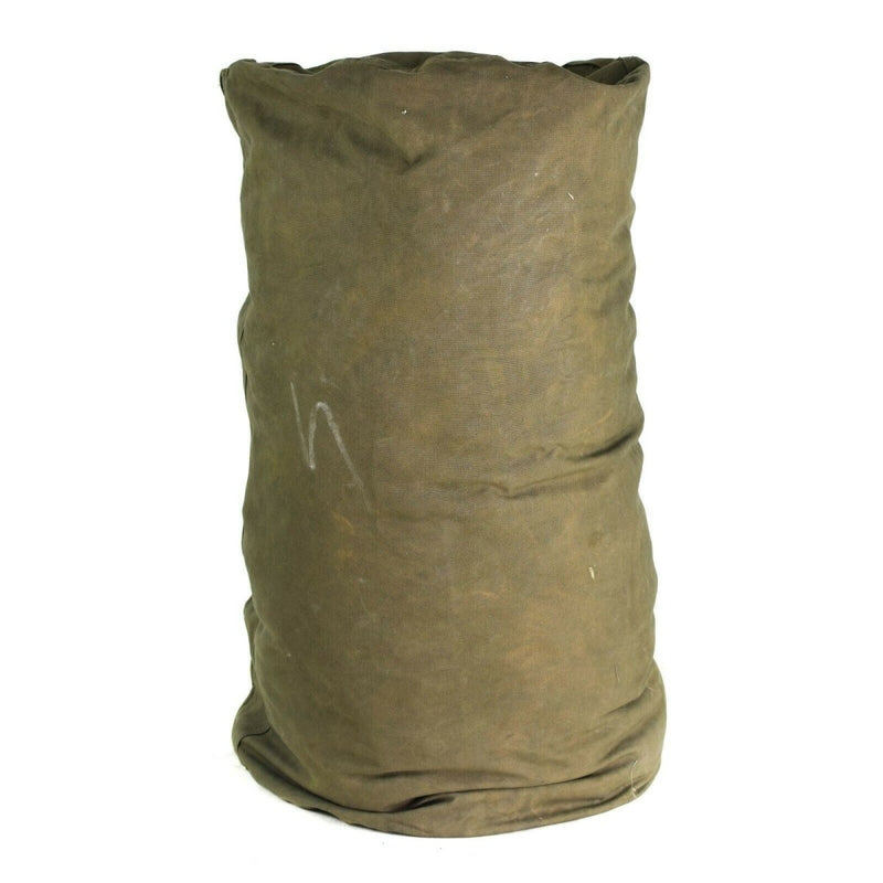 German army sea sack duffel bag w shoulder straps Olive
