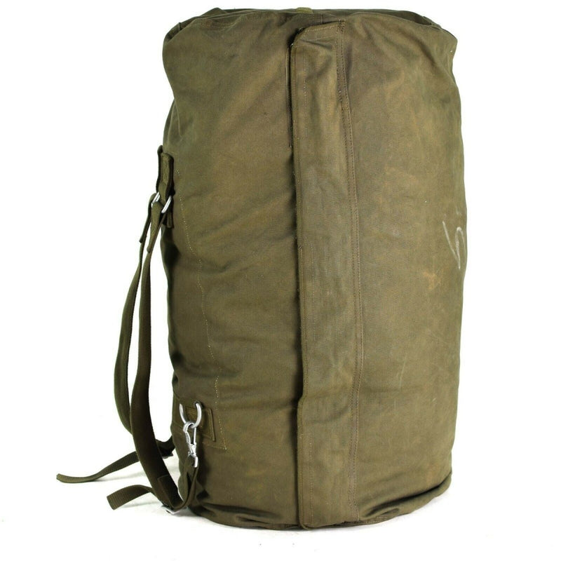 Sack duffel bag olive original German army shoulder straps backpack