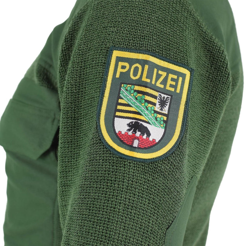 German army troops sweater green pullover military issue BDU jumper