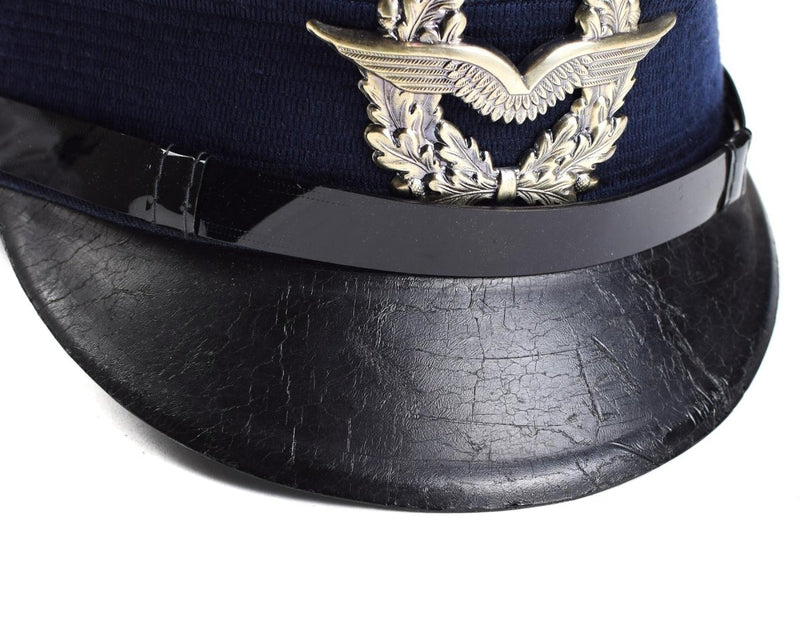 air force peaked cap with insignia