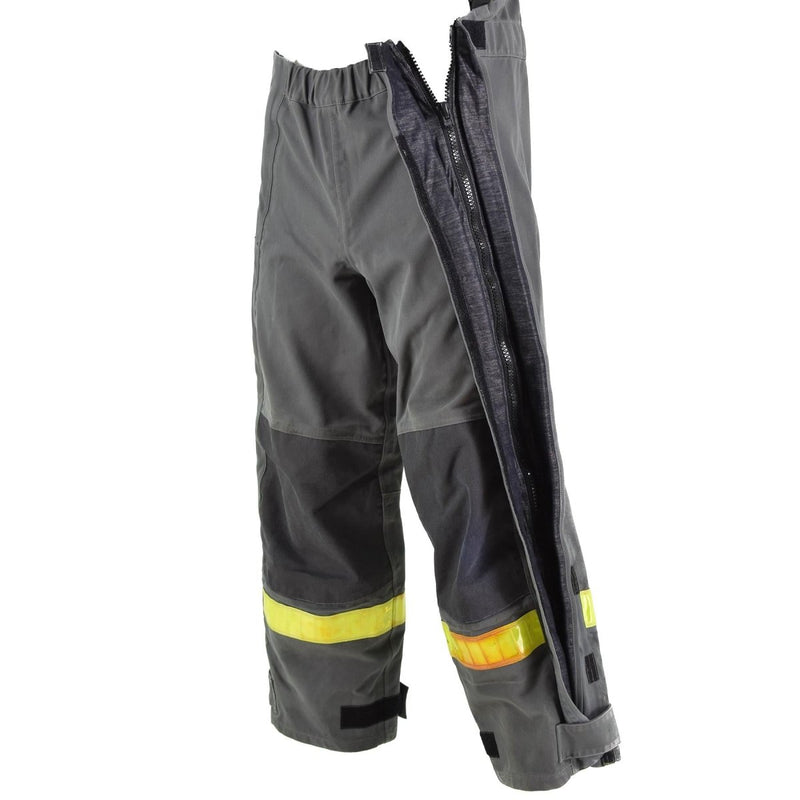 Work pants original German army gray protection pants heat resistant aramid bib and braces trousers universal work trousers