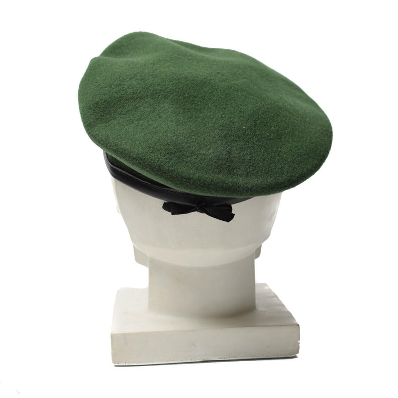 military police green wool beret