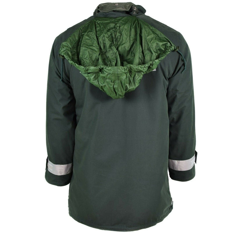 Police Gore-Tex German jacket green waterproof BGS parka Border Guard hooded liner