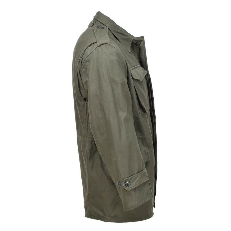 Greek military M65 field jacket olive army uniform surplus outdoor activewear vintage