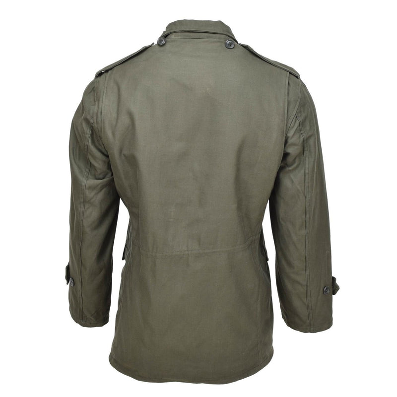 Greek military M65 field jacket US type olive army uniform surplus workwear vintage