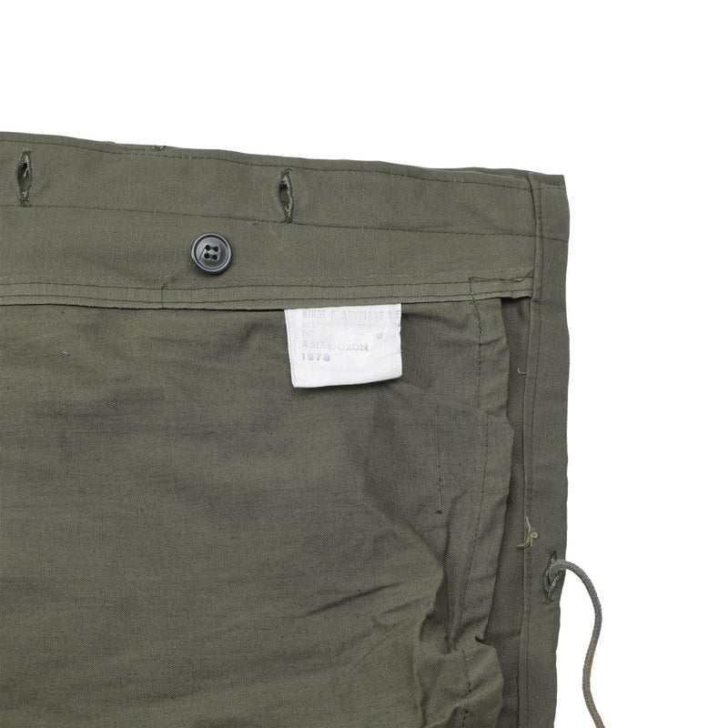 Greek military M65 field jacket US type olive army uniform surplus