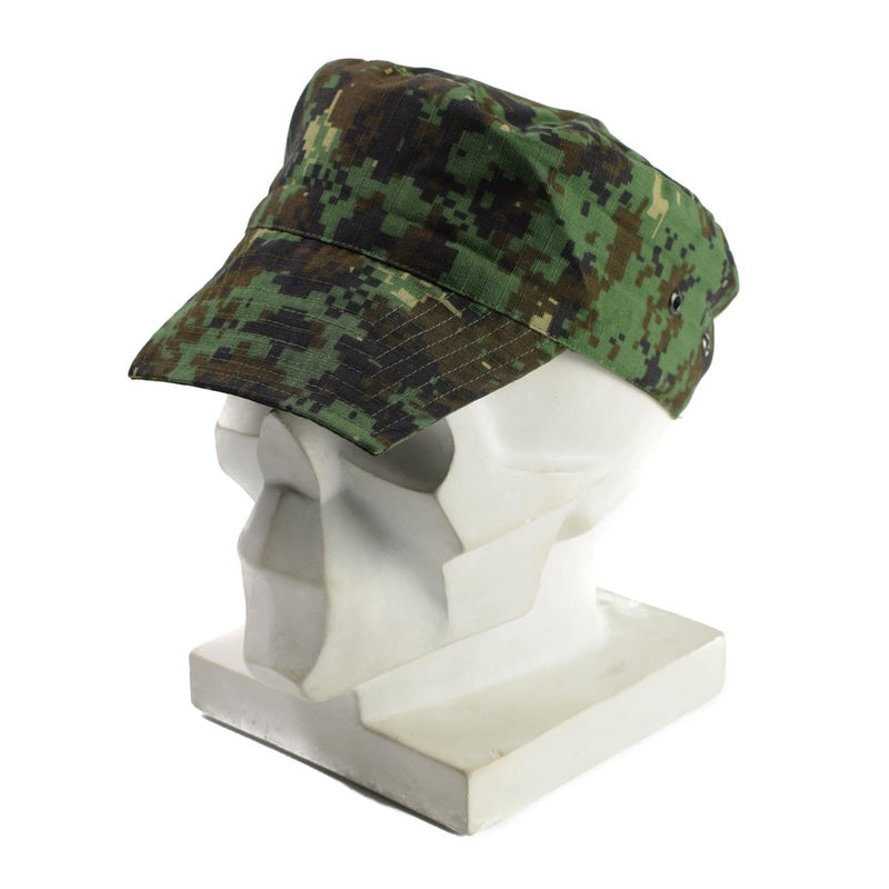 Guinea Bissau army summer cap ripstop jungle camouflage military issue visor breathable hat