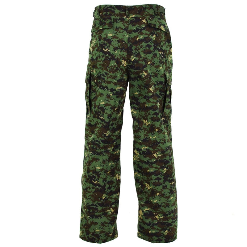 Guinea Bissau army jungle camouflage pants durable durable ripstop tactical field combat trousers