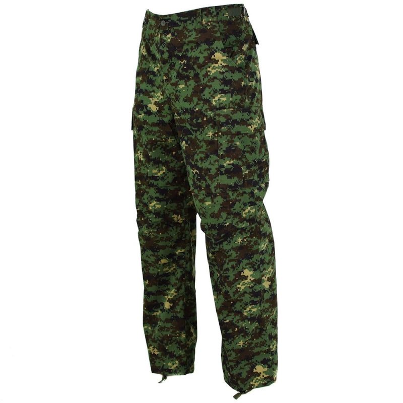 Guinea Bissau army jungle camouflage pants durable durable ripstop trousers