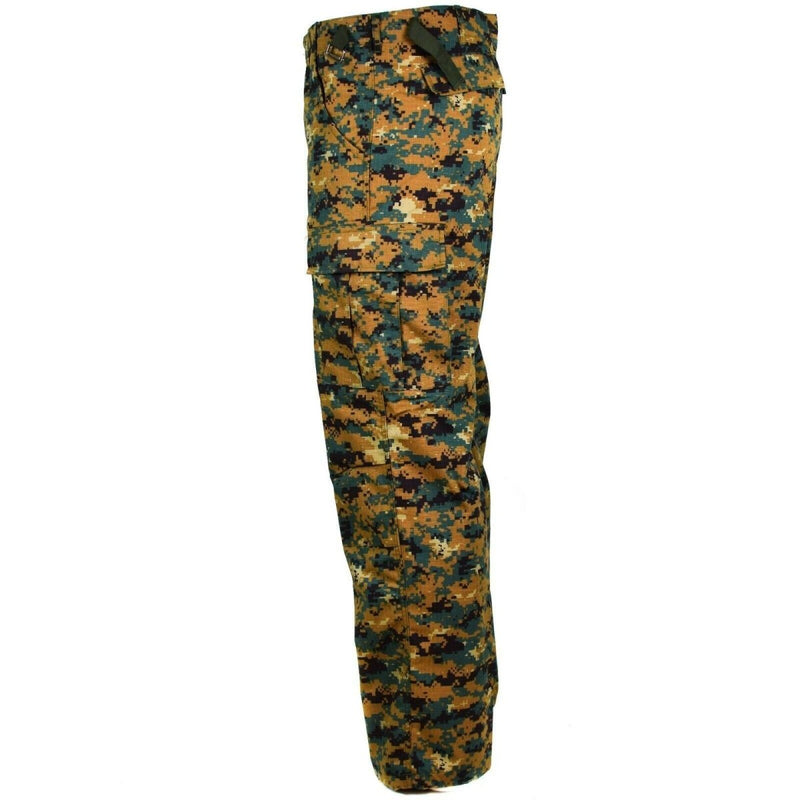 Guinee Bissau army pants RipStop digital savana camo military issue work casual wear trousers