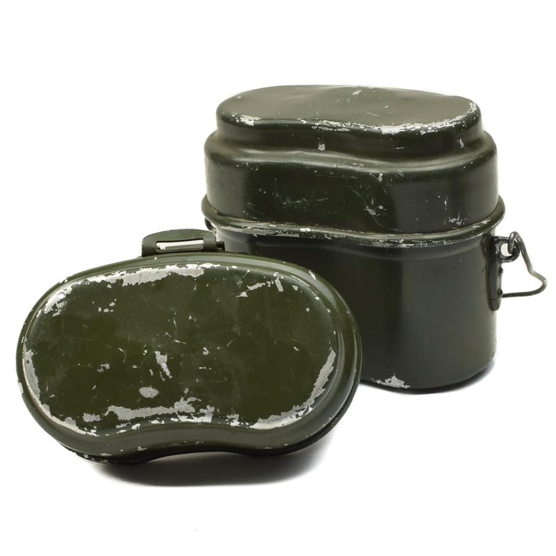 Genuine Hungarian Army mess kit aluminium military bowler pot