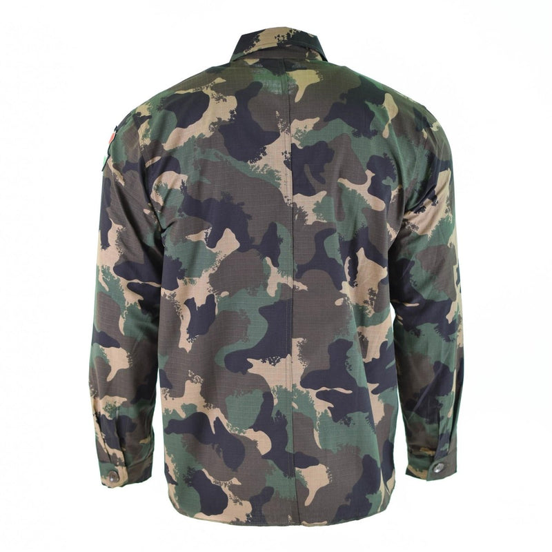 Original Hungarian army shirt m90 4 color camouflage long sleeve military jacket