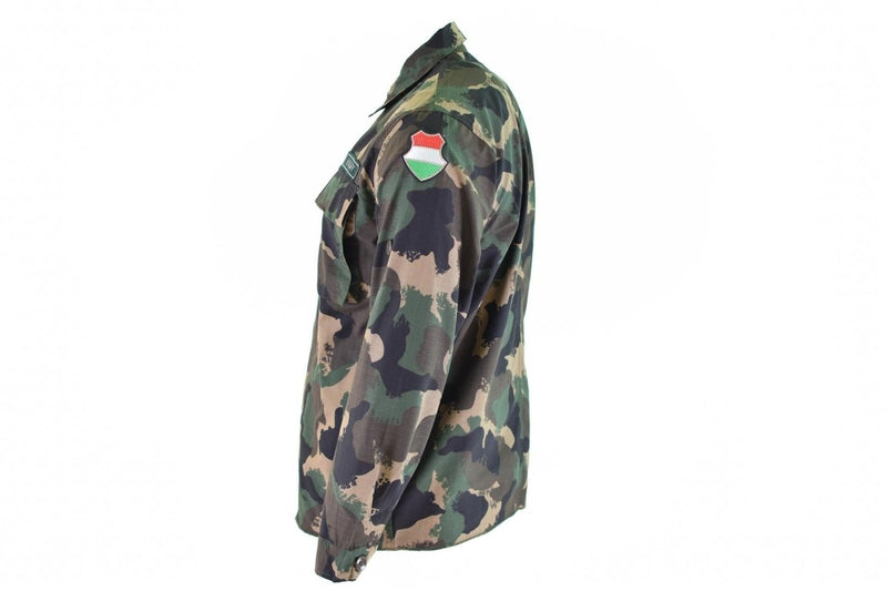 Hungarian military shirt M90 camouflage long sleeve Hungary flag on sleeve field jacket