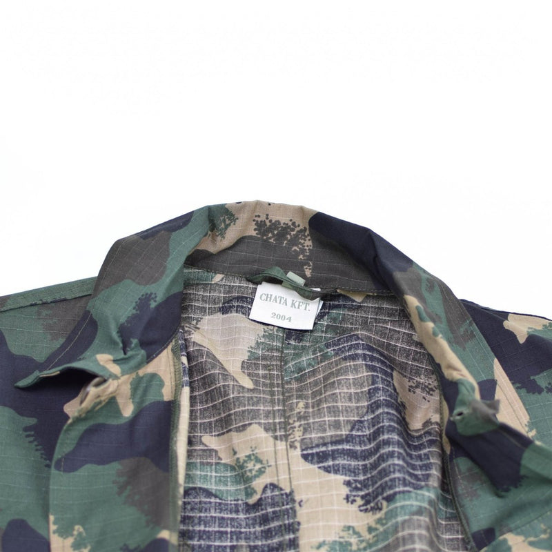 Hungarian military shirt M90 camouflage long sleeve durable ripstop material 2004 tactical jacket