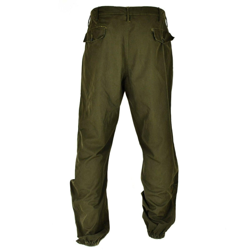 Genuine Italian army combat trousers military pants field combat Olive vintage classic trousers