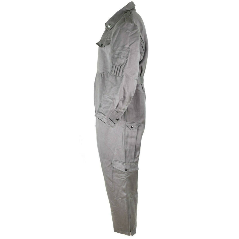 italian coverall suit military grey