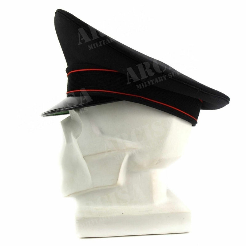 Italian police army peaked cap visor forage cap all seasons vintage hat