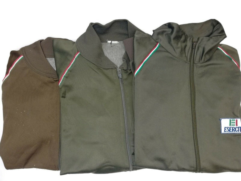 Vintage original Italian military tracksuit top jacket sports breathable track jacket regular fit
