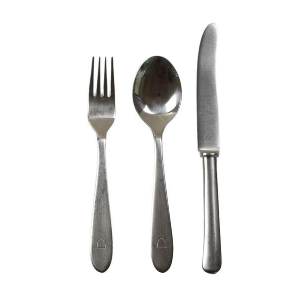 Genuine Norwegian army Cutlery set stainless steel eating utensils spoon fork knife lightweight