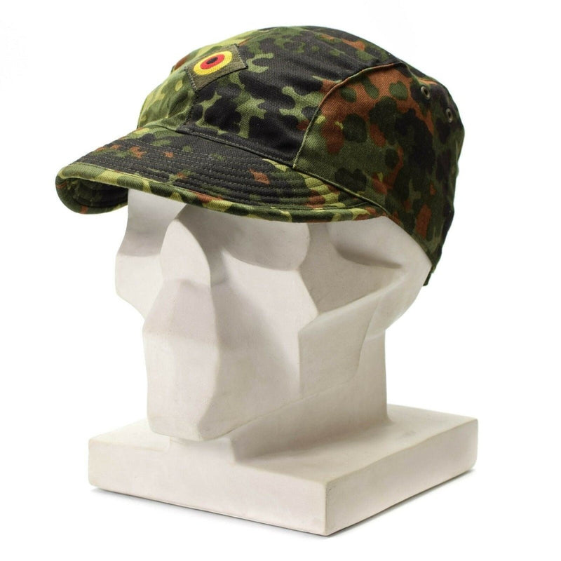 Air force original German army cap flecktarn camo peak hat military emblem breathable unisex summer hat