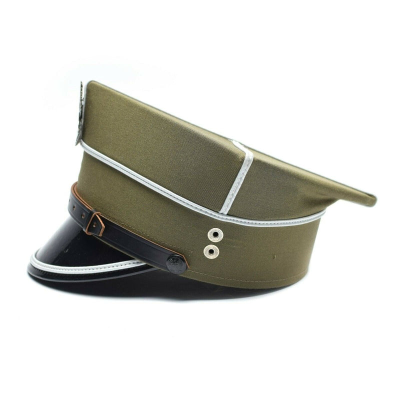 Polish military visor hat Poland army officer peaked eagle cockade olive cap