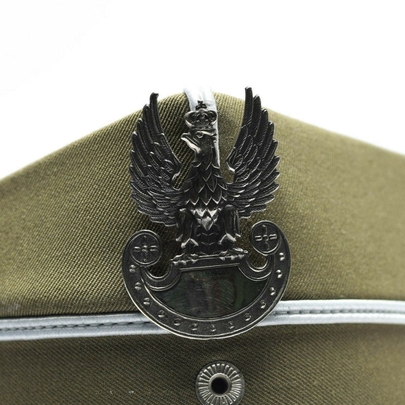 Polish military visor hat Poland army officer peaked eagle all seasons cap vintage retro