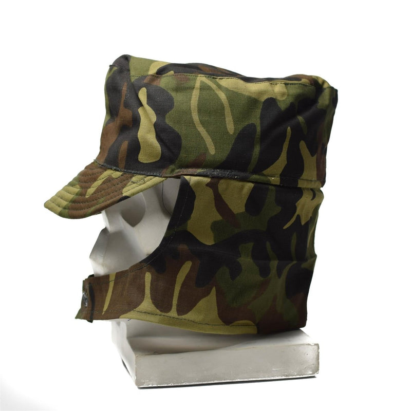 Romanian army field cap M93 combat BDU camouflage leaf military summer visor cap